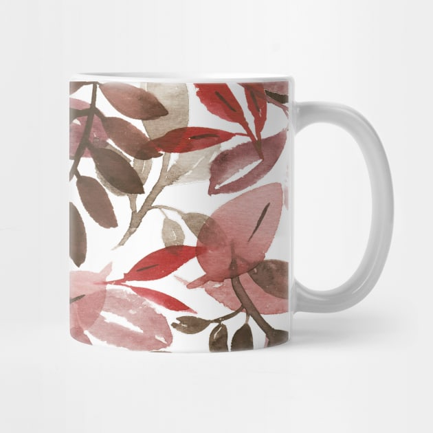 Fall Leaves Pattern by Gush Art Studio 1